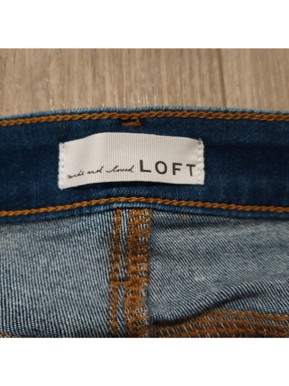 Loft Outlet Petite Jeans Raw Hem Ankle Pants - Picture 11 of 14